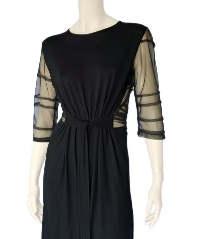 Black top with the tulle details