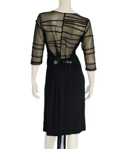 Black top with the tulle details