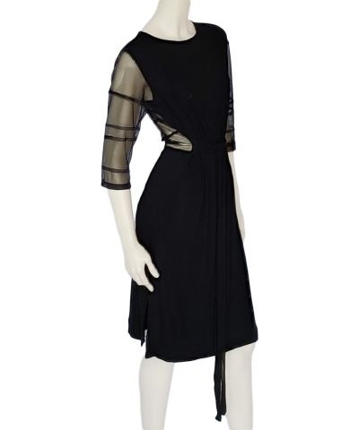 Black top with the tulle details