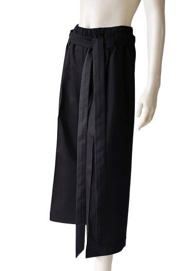 OUT OF STOCK/Black Jeans Wide Trousers