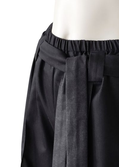 OUT OF STOCK/Black Jeans Wide Trousers