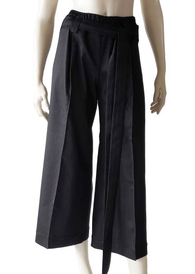 OUT OF STOCK/Black Jeans Wide Trousers