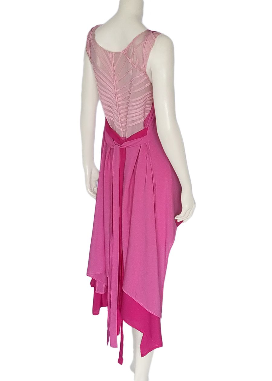Pink dress — front view