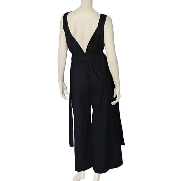 Wide Leg Open Back Jumpsuit — another view