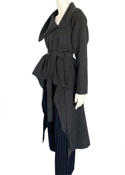 SOLD/ Asymmetric Cut Woolen Top