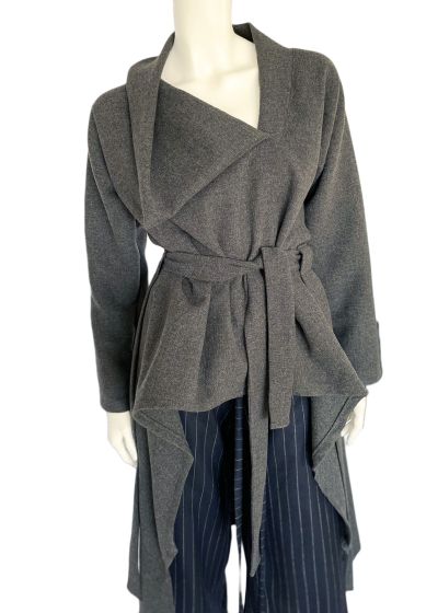 SOLD/ Asymmetric Cut Woolen Top